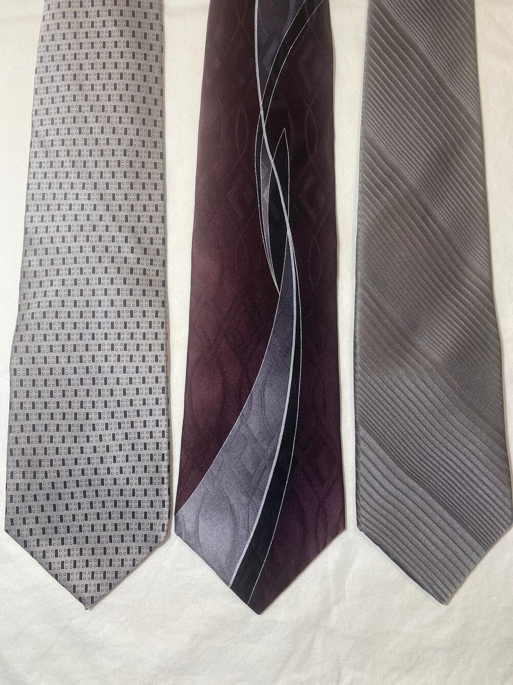 Vintage Ties Lot of 3 Perry Ellis Portfolio Savile Row Croft Barrow